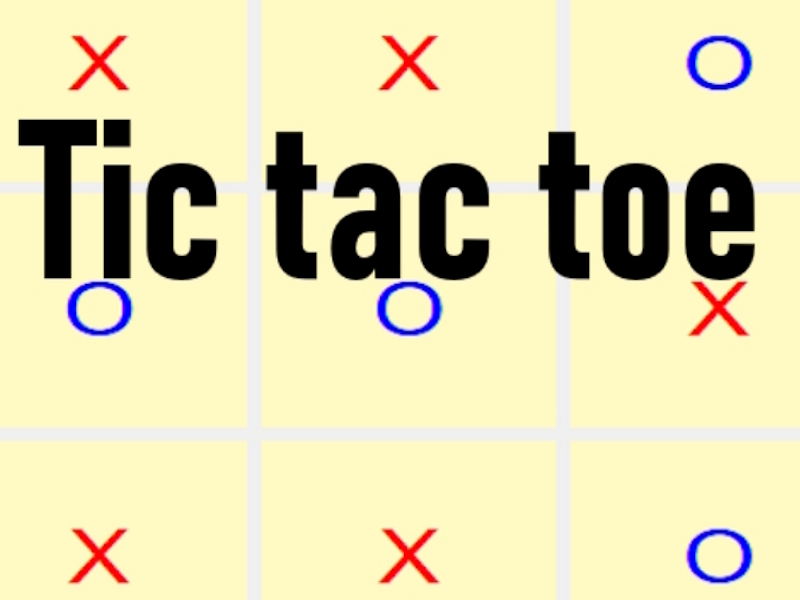 Joc Tic tac toe on-line