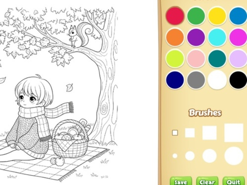 Joc Carte de colorat confortabilă pentru copii on-line