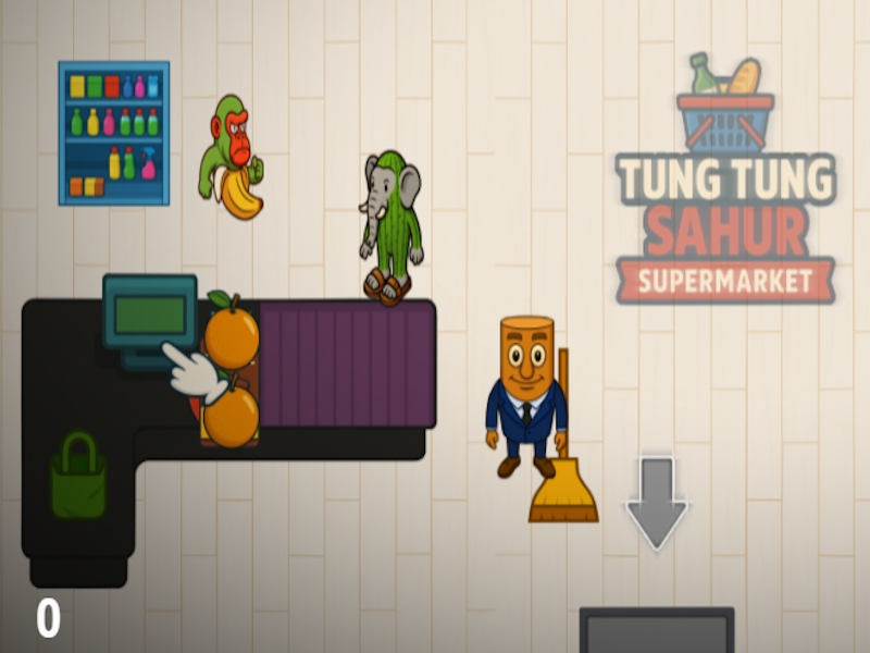 Joc Supermarket Tung Tung Sahur on-line